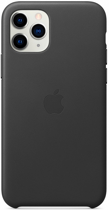 Чехол Apple для iPhone 11 Pro Leather Case (черный)